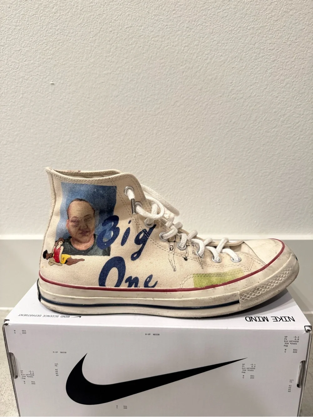 Tyler the Creator x Stephen McMullen Coverse Artiest Series Art Sneakers 10 - Picture 4 of 10